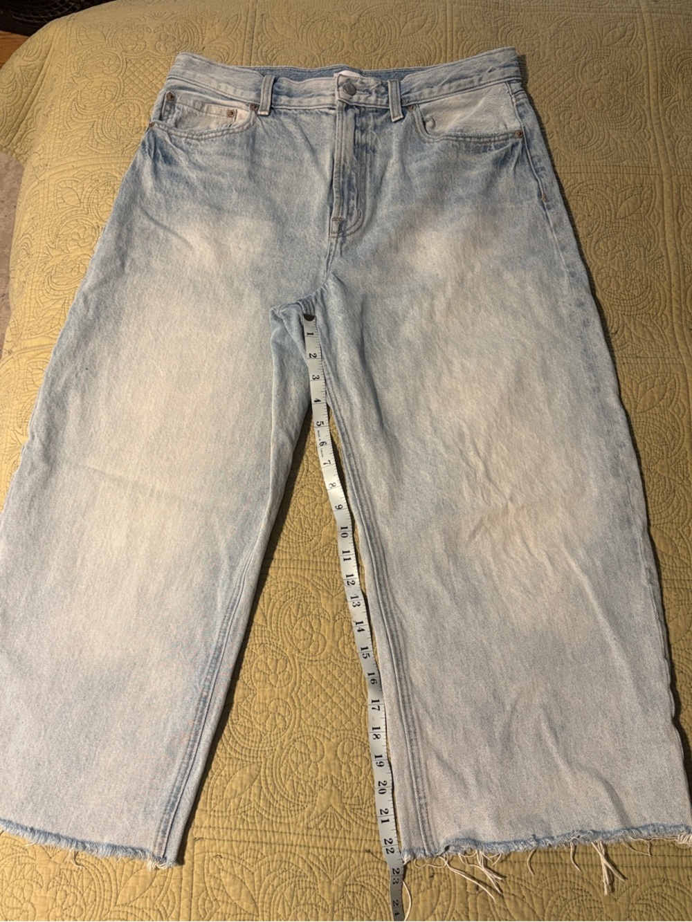 Pistola Light Wash Wide Leg Jeans